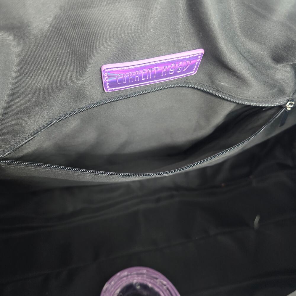 Dolls Kill Current Mood Lost in Wonderland Fuzzy Weekender Bag New - Picture 14 of 15